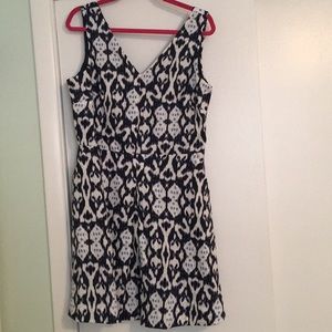 Gap Linen Ikat print dress
